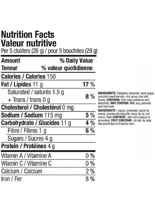 Kirkland Signature Cashew Clusters, 2 Lbs (2 Pack)