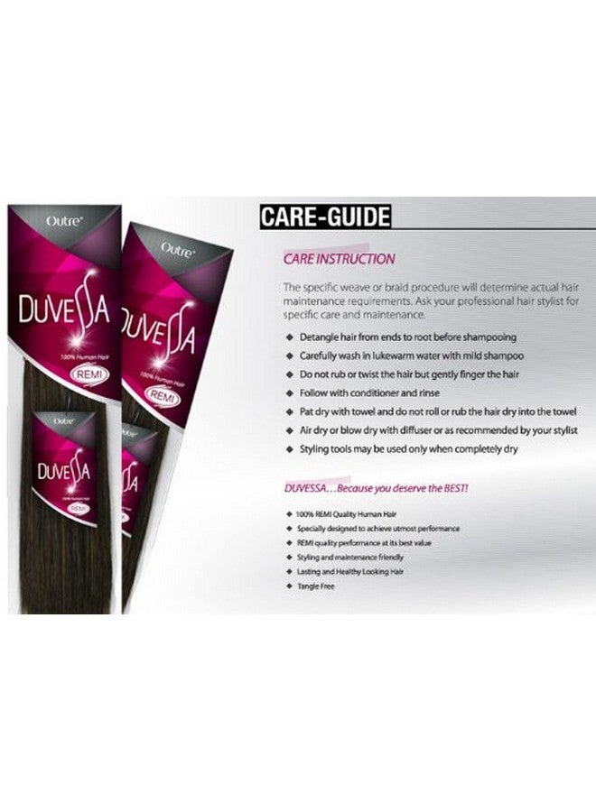 أوتر دوفيسا ريمي شعر بشري مموج ياكي (10S بوصة 1Boff أسود) - Image 2