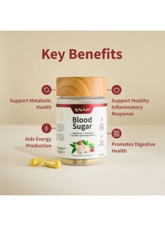 SNAP SUPPLEMENTS Blood Sugar Blend - Promote Balanced Sugar Levels, 60 Count  - Image 3