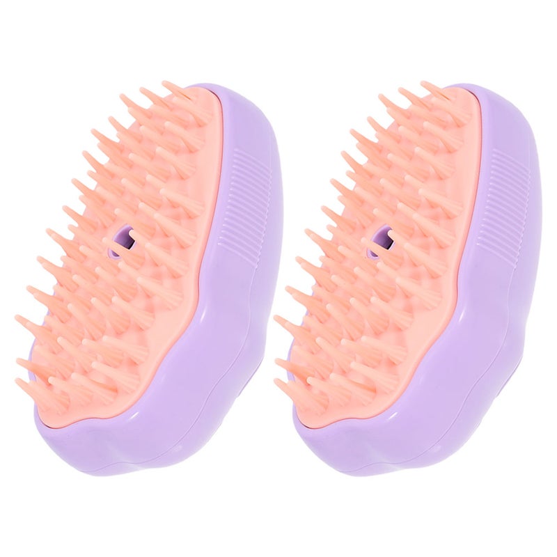 💄 فرشاة قطط بتصميم تنظيف بالبخار لإزالة الشعر المتشابك وتدليك مهدئ - Image 5