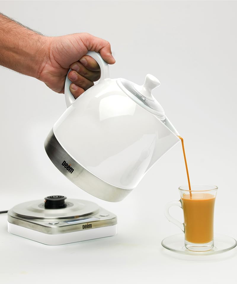 Deem Karak Tea Maker, 1 Liter, White, Ad-Epkt-1012A - Image 2