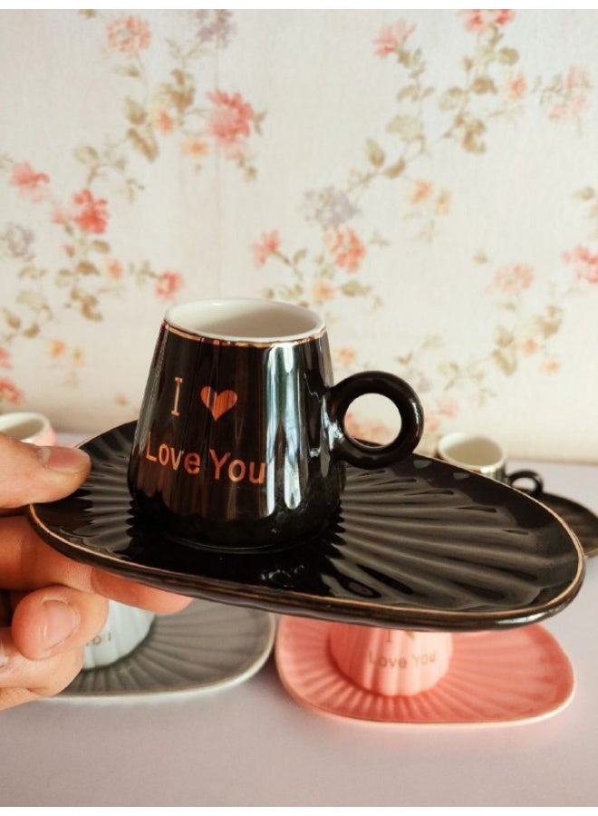 12-piece porcelain coffee set  - Image 3