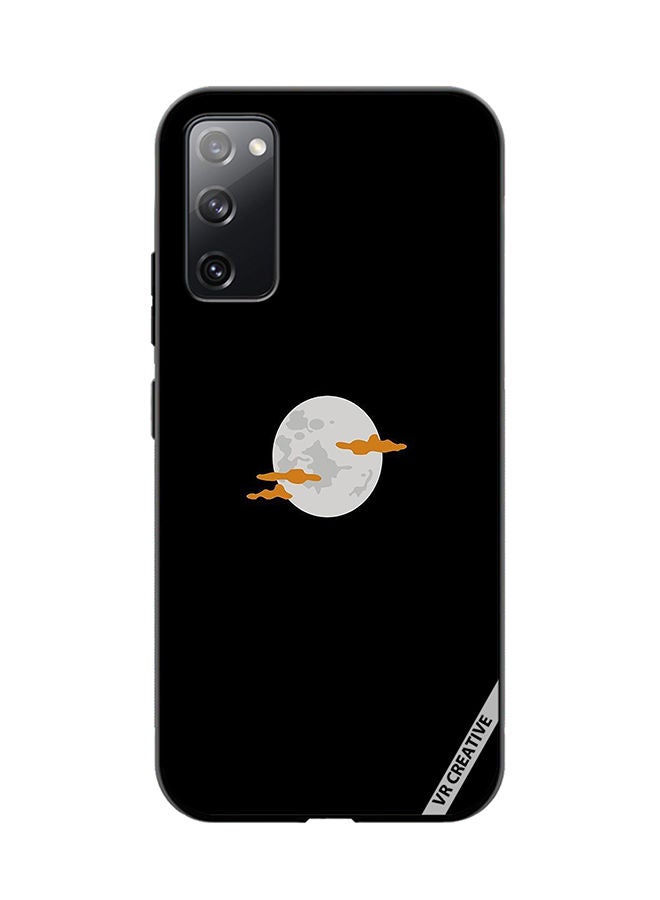 VR CREATIVE Protective Case Cover For Samsung Galaxy S20 FE 5G Moon Design Multicolour - Image 1