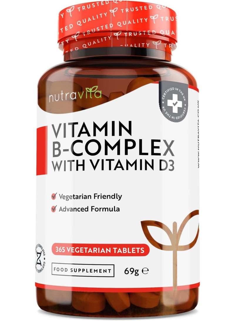 Vitamin B Complex High Potency with Vitamin D3 365 tablet