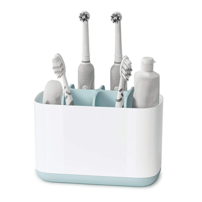 Sixfire Plastic Multipurpose Toothbrush Caddy for Bathroom - Toothpaste Tube Holder Organizer Container Stand Storage Box - Beautiful Design - Image 5