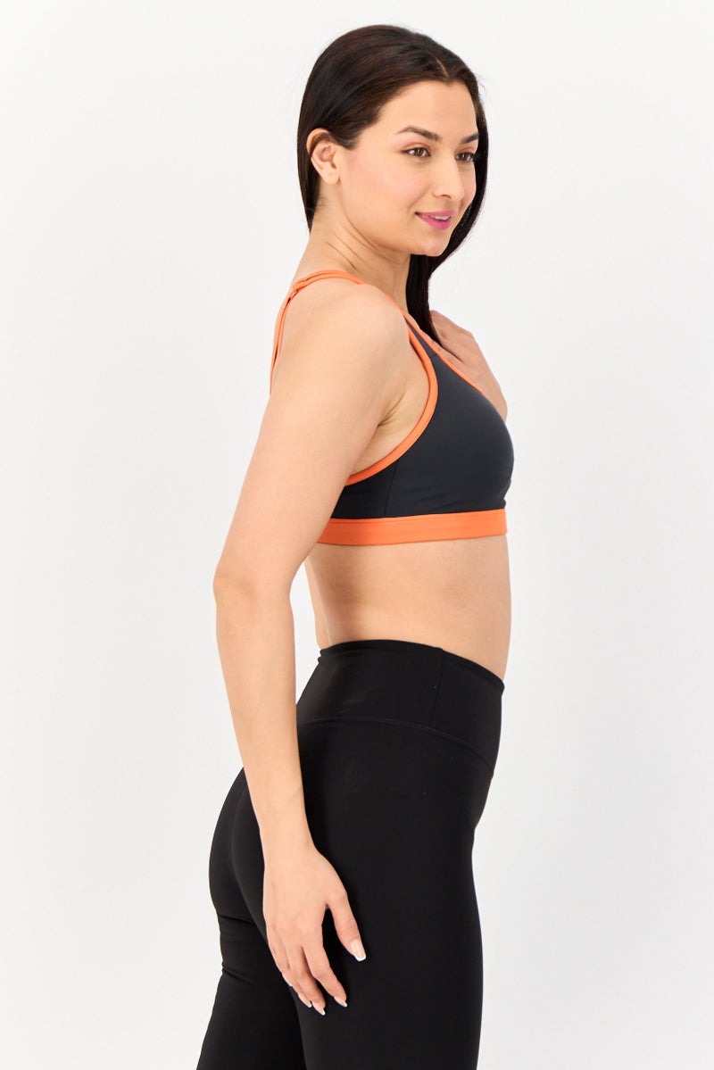 Adidas Women Sportswear Fit Training Padded Sport Bra, Multicolor - Image 4