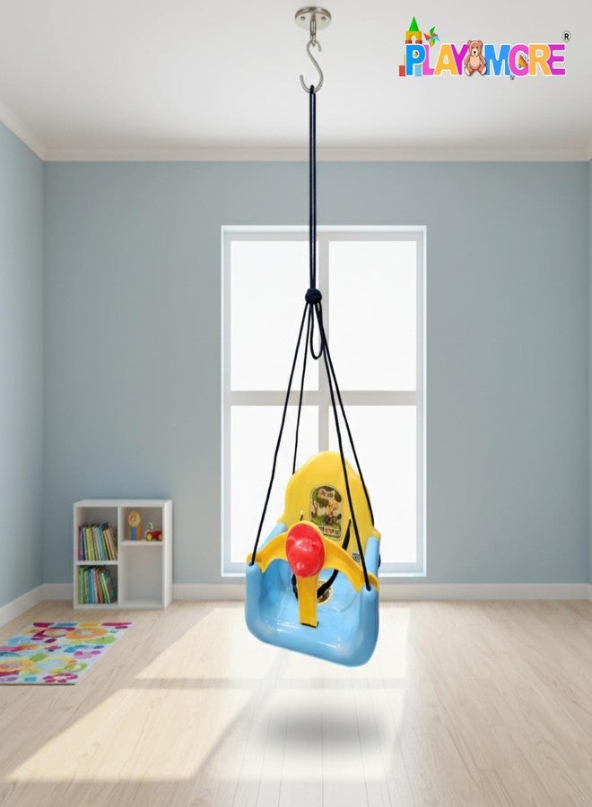playmore Swing for Kids, Adjustable Baby Swing Toy for Indoor and Outdoor, Baby Swing Jhula for 0 to 3 Year Baby - Image 4