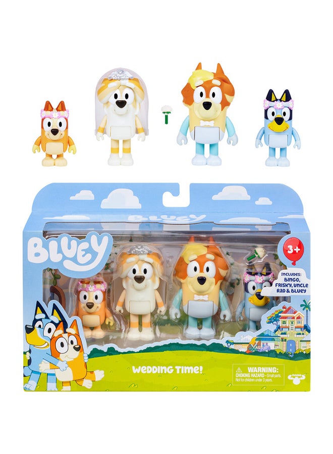 BLUEY S10 Figure 4Pk Special Set  - Image 1