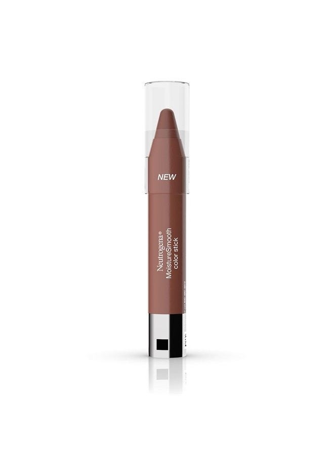 Neutrogena - MoistureSmooth Color Stick for Lips, Moisturizing and Conditioning Lipstick with a Balm-Like Formula, Nourishing Shea Butter and Fruit Extracts, 90 Classic Nude.011 oz - Image 1