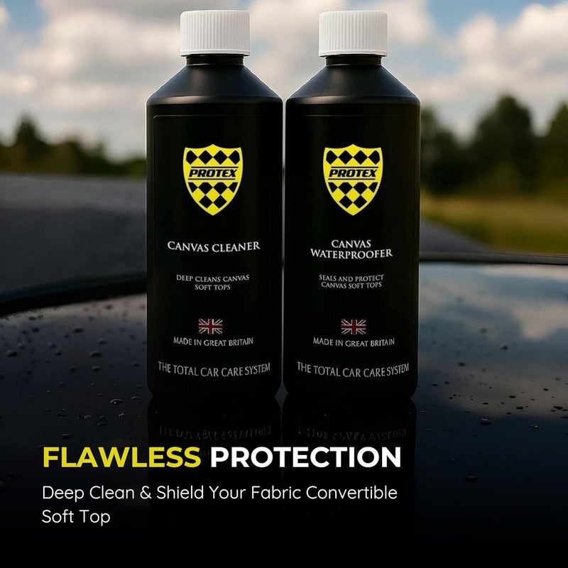 PROTEX Convertible Soft Top Care Kit with Cleaner & Waterproofer - 500ml - Image 4