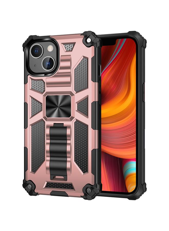 اس-توب جراب لهاتف iPhone 13 Armor مقاوم للصدمات مصنوع من مادة TPU + PC جراب واقٍ مغناطيسي مع حامل - Image 1