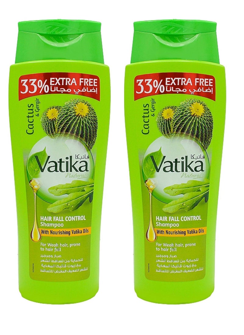 Vatika Pack Of 2 Hair Fall Control Shampoo Enriched With Cactus And Gergir For Weak Hair 532ml - pzsku/ZB520EC796A495D7532C5Z/45/_/1724919089/169607d0-8f07-41db-b016-205952a2e20c