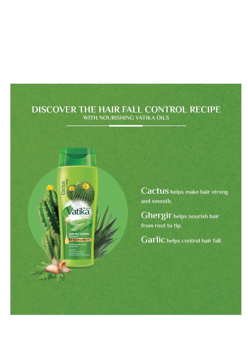 Vatika Pack Of 2 Hair Fall Control Shampoo Enriched With Cactus And Gergir For Weak Hair 532ml - pzsku/ZB520EC796A495D7532C5Z/45/_/1724919121/bf73d5e0-e99a-48f9-8089-2e4a31343150