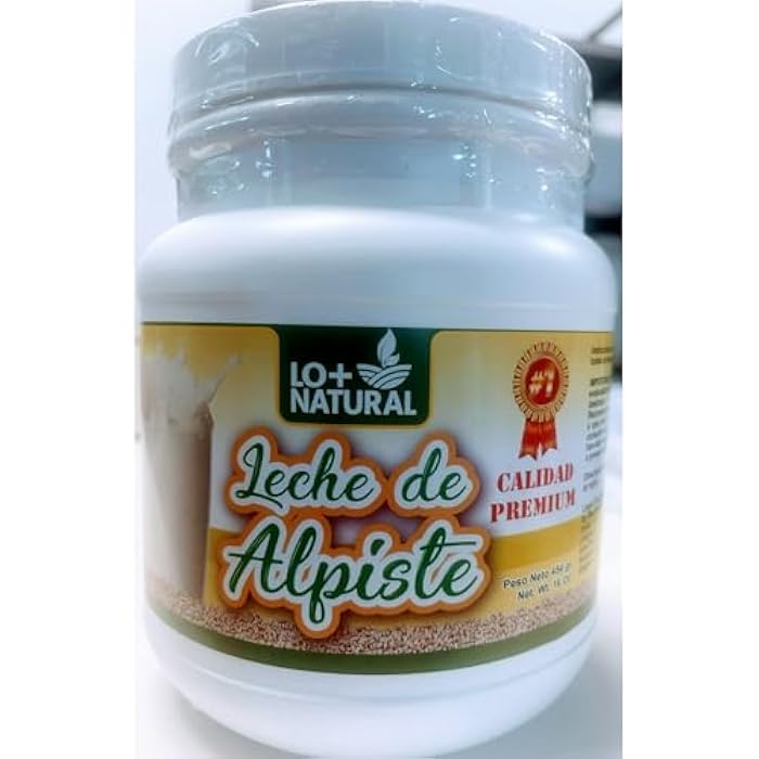 LO+NATURAL Leche de Alpiste (454g) Canary Seed Milk / 100% Natural Suplemento Alimenticio Bote - Image 2