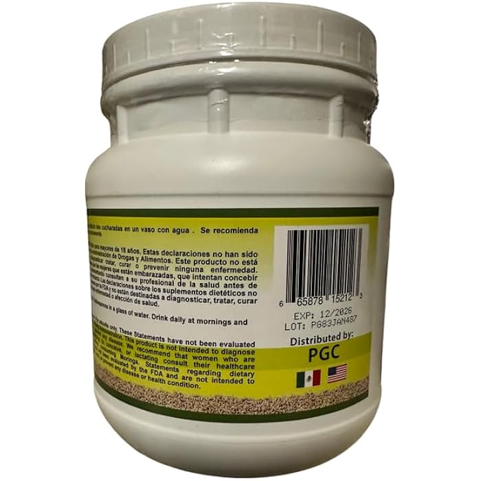 LO+NATURAL Leche de Alpiste (454g) Canary Seed Milk / 100% Natural Suplemento Alimenticio Bote - Image 5