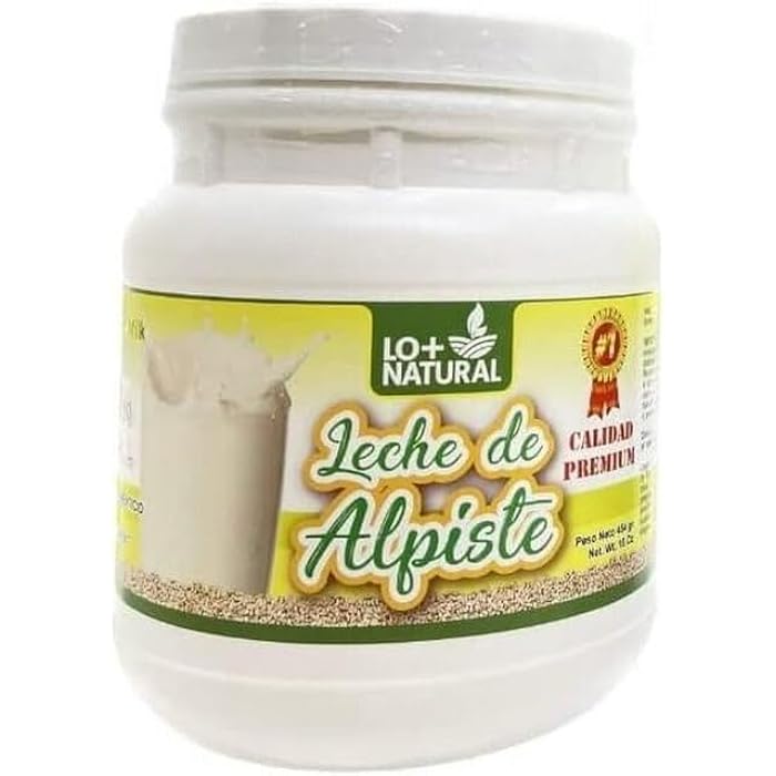 LO+NATURAL Leche de Alpiste (454g) Canary Seed Milk / 100% Natural Suplemento Alimenticio Bote - Image 3