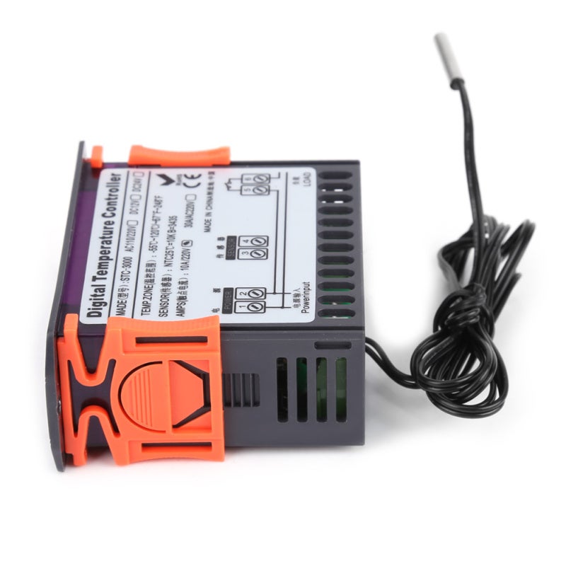 Mini Temperature Controller -55 To 120°C 0.1°C Accuracy With Touch Switch - Dual Heating Cooling Function Digital Thermostat for Farms Greenhouse Refrigeration House - Image 5