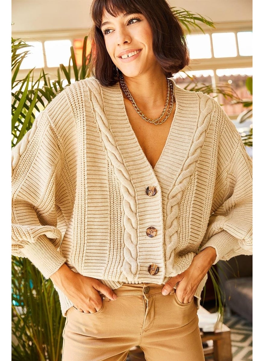 Işılda Fashion Women's Clothing Buttoned Cardigan  - Image 2