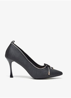 Women's Embellished Slip-On Pumps with Stiletto Heels