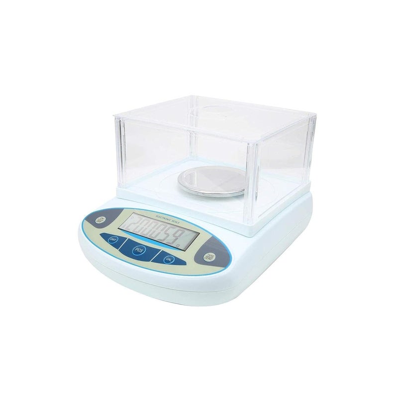 klarako 200gx0.0klarakog Lab Analytical Balance Scale, 1mg High Precision Electronic Scientific Scale Digital Kitchen Precision Balance Jewelry Gold Scale with 100g Weight, Peeling Weight, Self-Correction(US) - Image 4