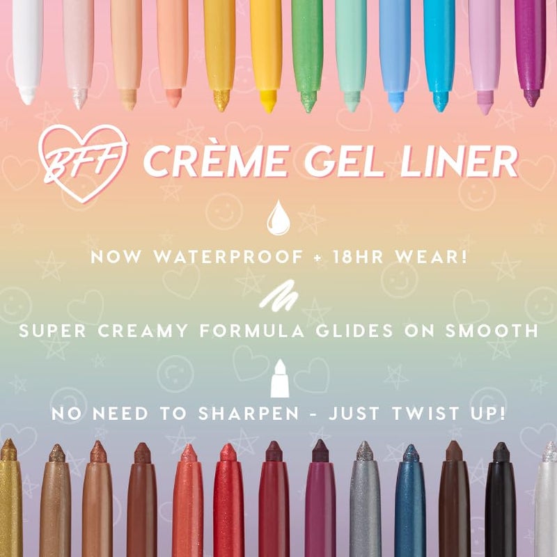 ColourPop CrÃ¨me Gel Waterproof Eyeliner - 18HR Wear, Ultra-Pigmented Eyeliner Pencil with Matte & Metallic Finishes - Smudge-Proof, Vegan & Cruelty-Free - Exit (0.01 oz) - Image 3