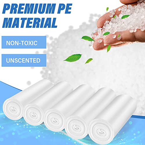 Magesh Small Trash Bags, Magesh 2.6 Gallon Trash Bags/Garbage Bags, Strong Wastebasket Liners for Bathroom Bedroom Office Trash Can, 200 Counts - Image 2