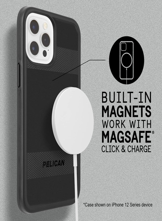 بيلكان جراب Pelican Voyager Series - لهاتف iPhone 13 [متوافق مع MagSafe] [مضاد للخدش] جراب هاتف مغناطيسي مع مشبك حزام وحامل [حماية من السقوط من ارتفاع 18 قدمًا وفقًا للمعايير العسكرية] غطاء متين شديد التحمل - أسود - Image 4