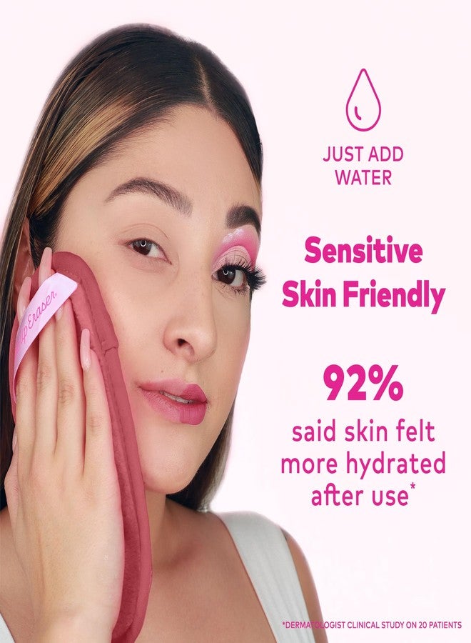 Makeup Eraser The Original MakeUp Eraser Mini PRO 5pk Gift Set, Erase All Makeup With Just Water, Including Waterproof Mascara, Eyeliner, Foundation, Lipstick, Sunscreen, and More! Blush, 5ct. - Image 5