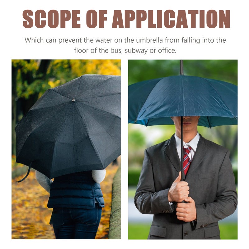 10pcs Umbrella Bags Wet Umbrella Pouches Translucent Folding Umbrella Storage Bags - Image 5