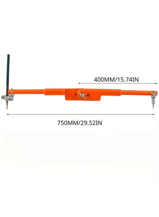Steel Circular Marking Scribe Wood Working Drawing Compass Multi Function Circle Drawing Device 59.06inch - Image 1