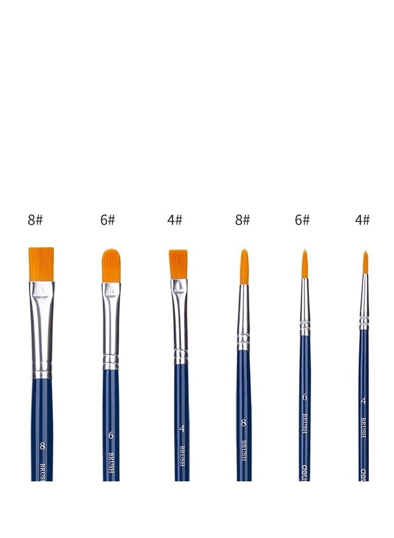 Deli 6-Piece Colouring Brush Set - Image 2