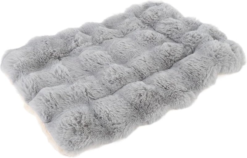 XL Fluffy Pet Bed Mat Ultra Soft Comfortable Warm Plush Kennel Pad For Dogs And Cats Easy To Clean - Image 4