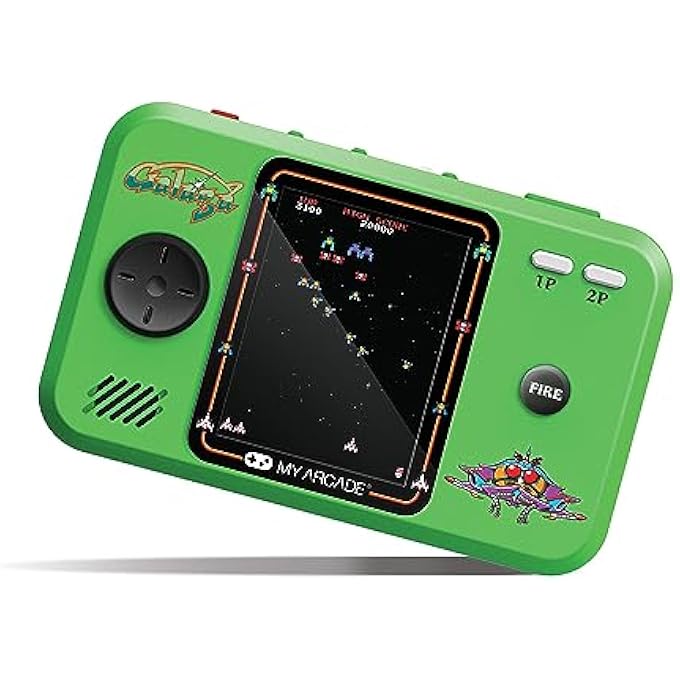 GALAGA/GALAXIAN POCKET PLAYER PRO: PORTABLE VIDEO GAME SYSTEM WITH 2 GAMES, 2.75" COLOR DISPLAY, ERGONOMIC DESIGN - Image 3