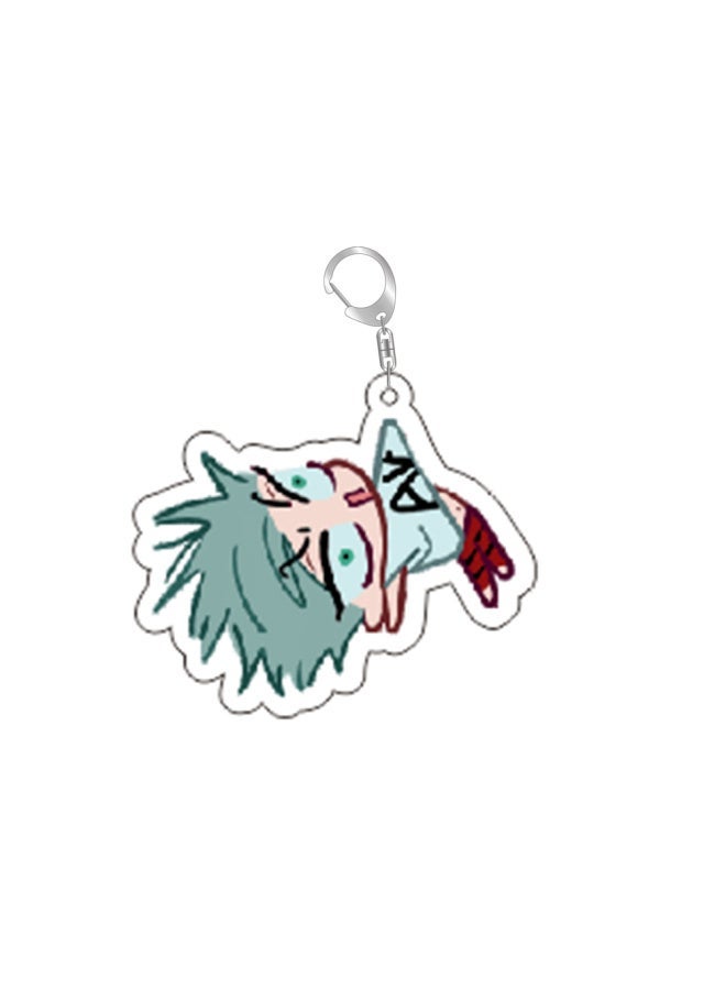 ALIEN STAGE IVAN & TILL Dangle-dangle keychain man Acrylic chain for pants womans key men pendant Girls Jewelry llavero-Color:Style 3-Size:55mm - Image 5