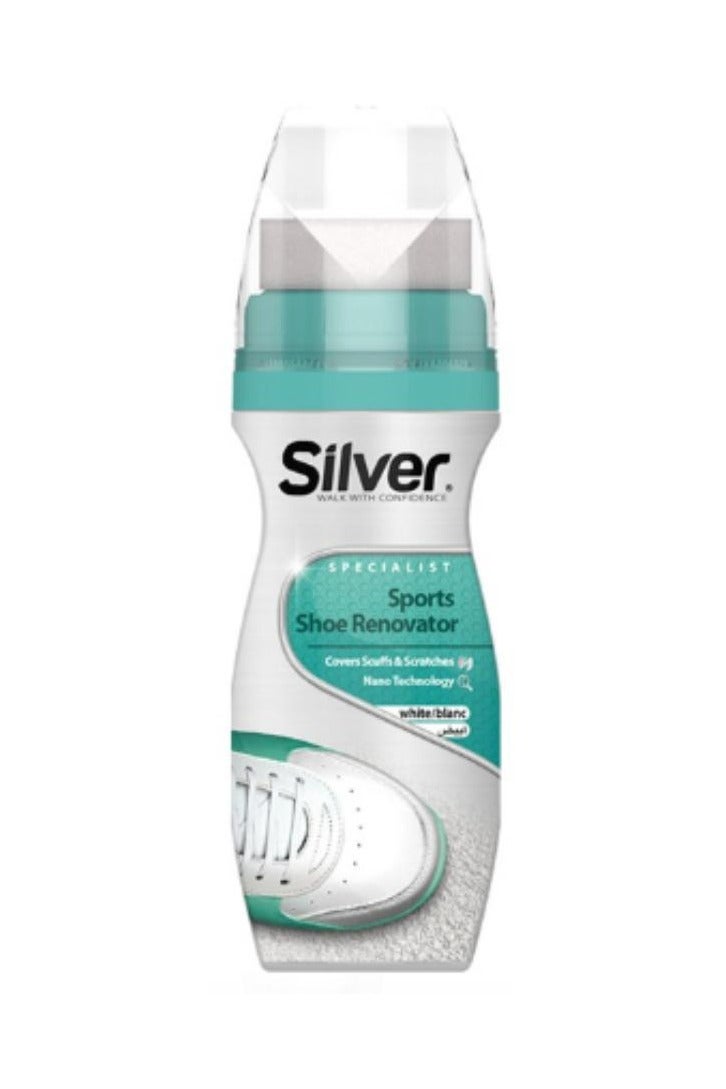Silver Instant shoe polish liquid white 75 ml.  - Image 1