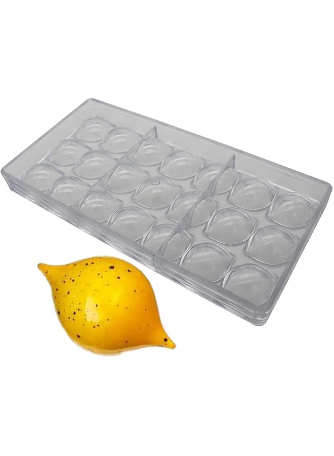 S-TOP Lemon Polycarbonate Chocolate Mould - Image 1