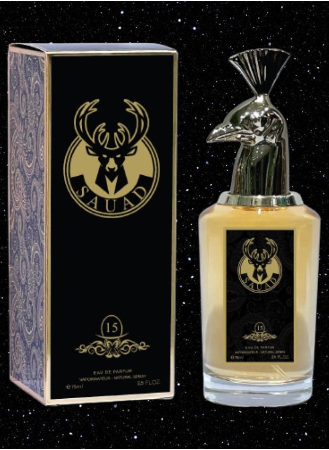 Perfume - 9 Pieces Sauad Number 15 EDP 75ML - Image 1