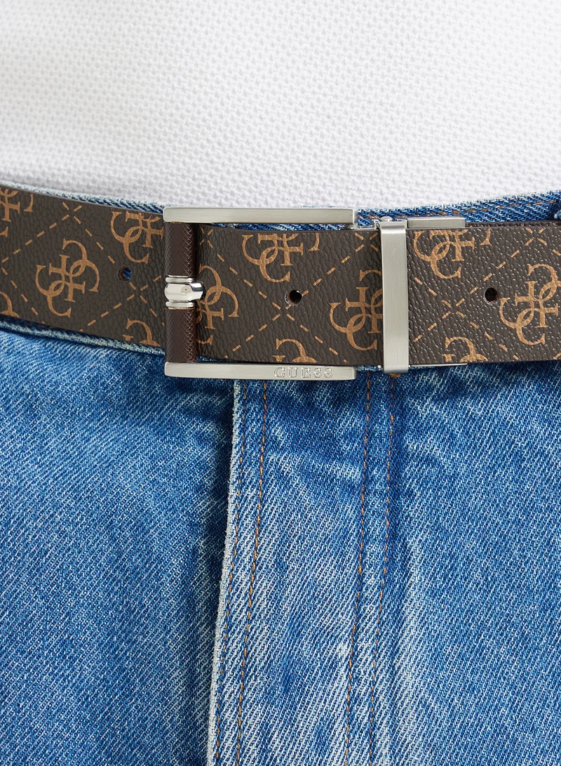 جس Adjustable Buckle Detail Belts