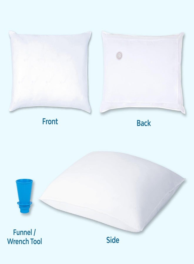 Mediflow Down Alternative Water Pillow - Adjustable for Neck Pain Relief, Side, Back, and Stomach Sleepers, The Original Inventor of The Water Pillow - Image 5
