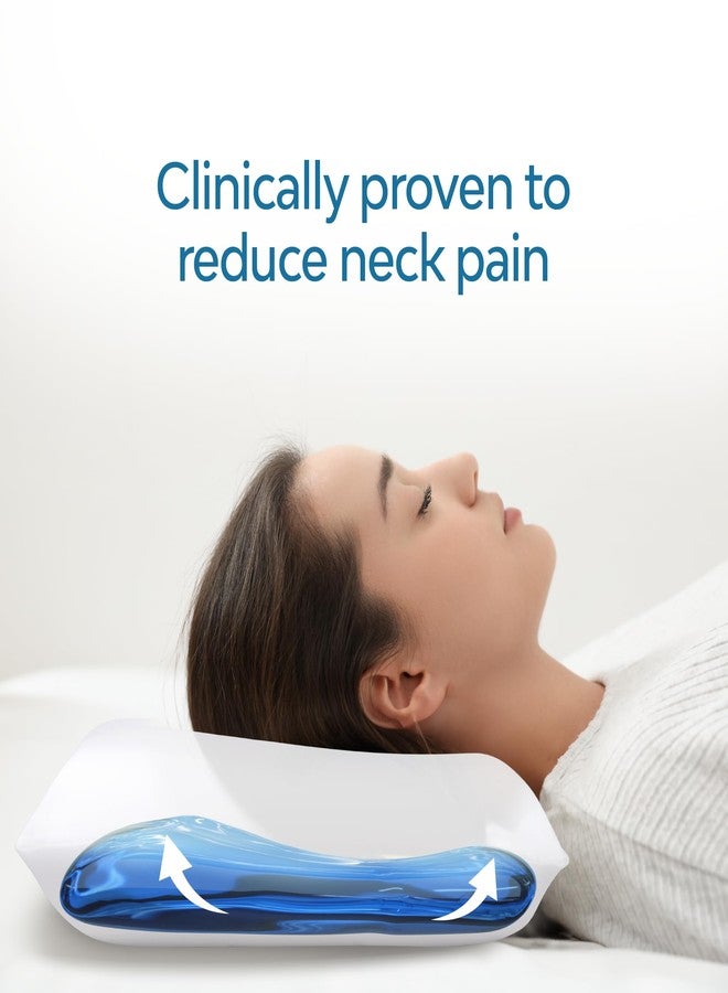 Mediflow Down Alternative Water Pillow - Adjustable for Neck Pain Relief, Side, Back, and Stomach Sleepers, The Original Inventor of The Water Pillow - Image 2