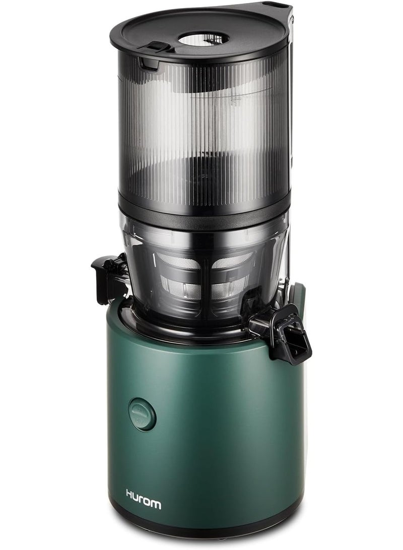Hurom Cold Press Slow Juicer, Self-Feeding Hopper, Large Opening for Whole Fruits & Vegetables, Titanium Auger Extractor, Quiet 200W Motor, BPA-Free Compact Masticating Juicer, Deep Green - H320N - Image 4