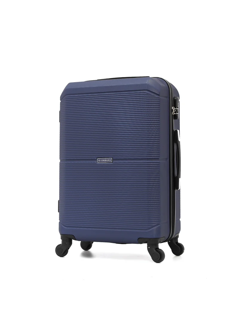 GIORDANO Giordano ABS Hardside Luggage Trolley Bag 3-Piece Set – Navy – 20"/24"/28"