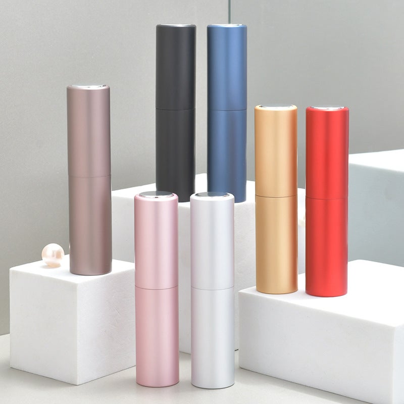Portable Aluminum 5Ml Rotating Spray Perfume Bottle Travel Sub-Bottle Empty Bottle Press Retractable Oral Spray Bottle - Image 5
