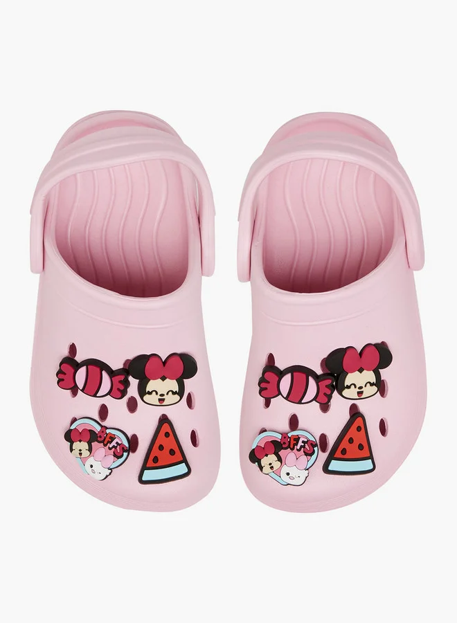 Disney Minnie Mouse Jibbitz Clogs with Backstrap