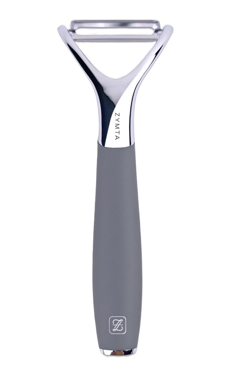 ZYMTA Vegetable Peeler Stainless Steel, Premium Potato Peelers for Kitchen, Veggie Fruit Peeler, Y Shaped Apple Carrot Cucumber Peeler, Ultra Sharp Rotary Blade, Heavy Duty Ergonomic Handle  - Image 1