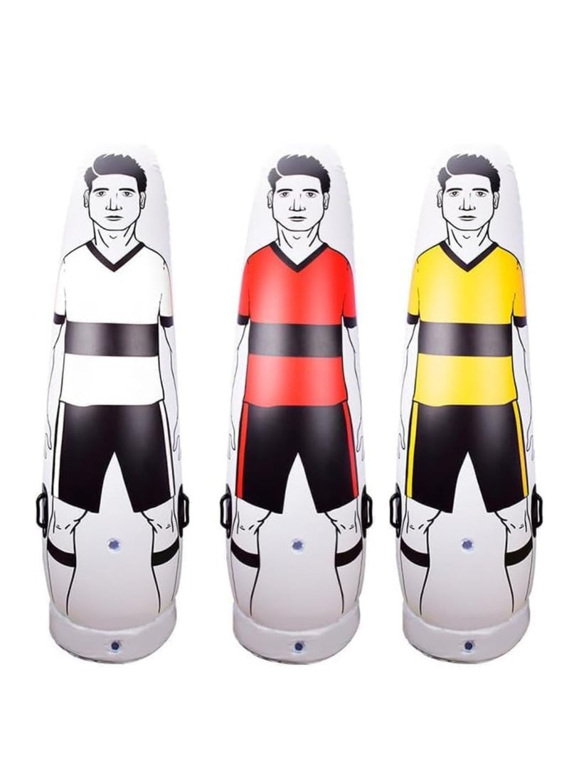 سبال معدات تدريب كرة القدم البلاستيكية القابلة للنفخ دمية كرة القدم لحارس المرمى دمية تدريب كرة القدم - Image 3