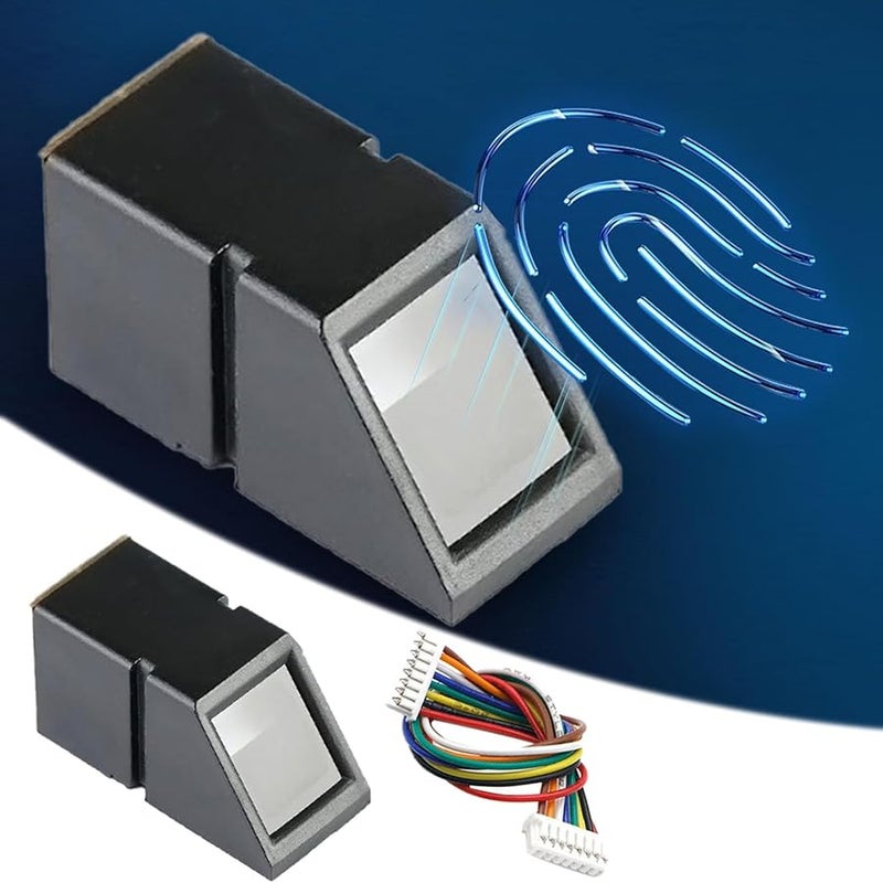 R307 قارئ بصمة الإصبع البصري وحدة سوداء مستشعر عالي الحساسية تخزين 1000 بصمة جهاز تحكم في الوصول حضور - Image 5