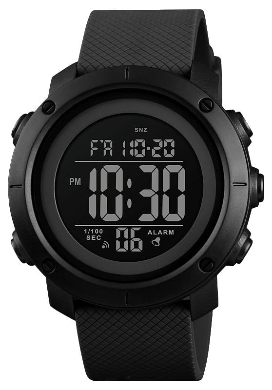 SNE Digital Watch Sports Waterproof Military Back Light Small Watch for Men Black 1426 - Image 2