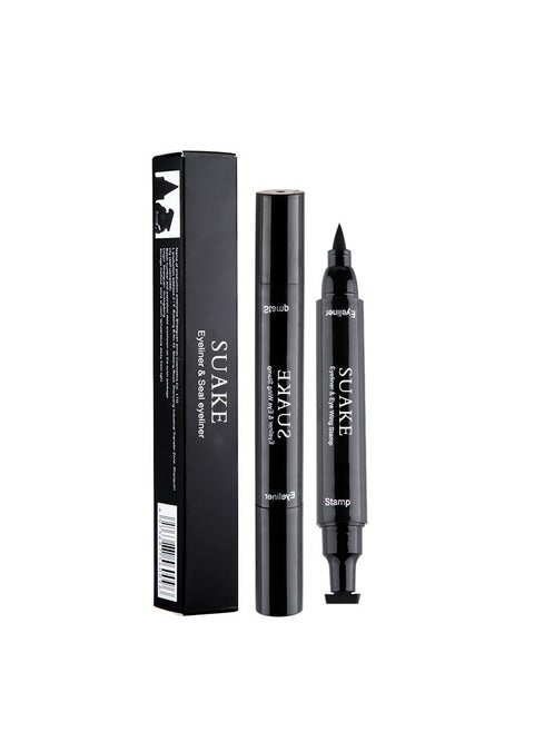 Dual-Ended Stamp Eyeliner Waterproof Non-Smudge Triangle Winged Eyeliner