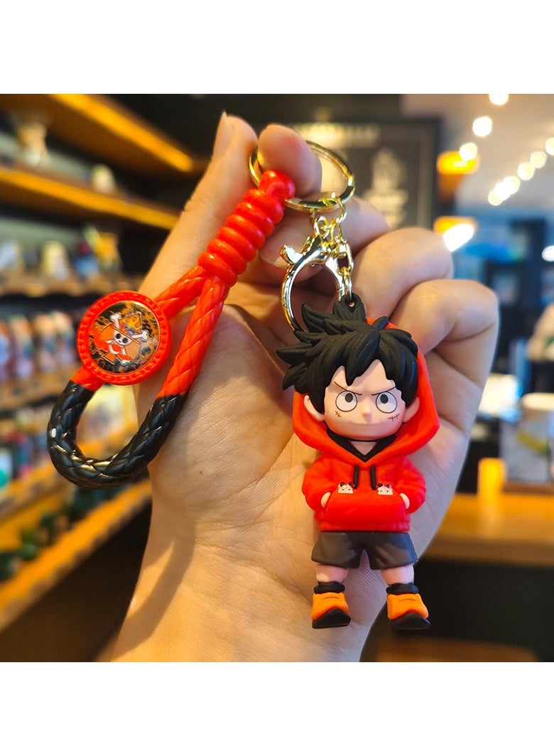 One piece Luffy Cartoon Key Ring Pendant